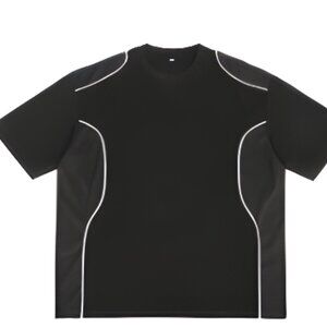 Contrast Piped Panel T-Shirt